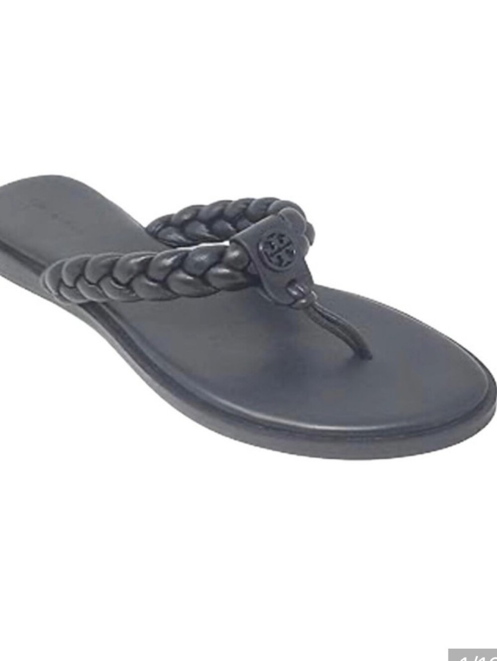 Tory Burch Braided Thong Leather Sandal 7.5